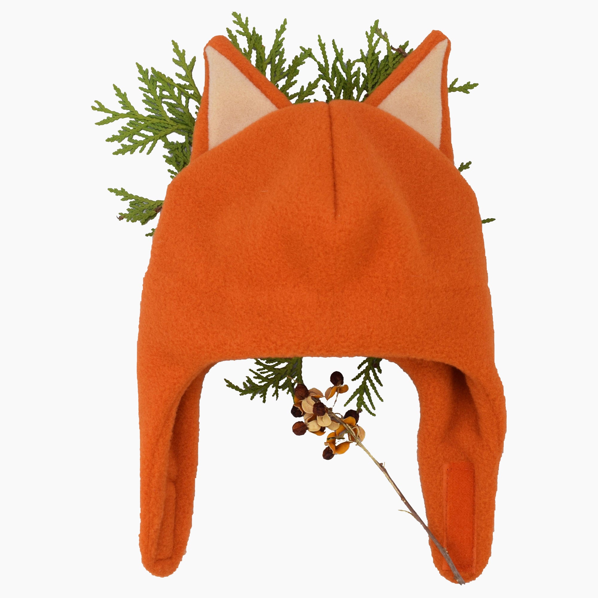 Adorable Fox Hat by Puffin Gear for Kids-Polartec Fleece-Made in Canada