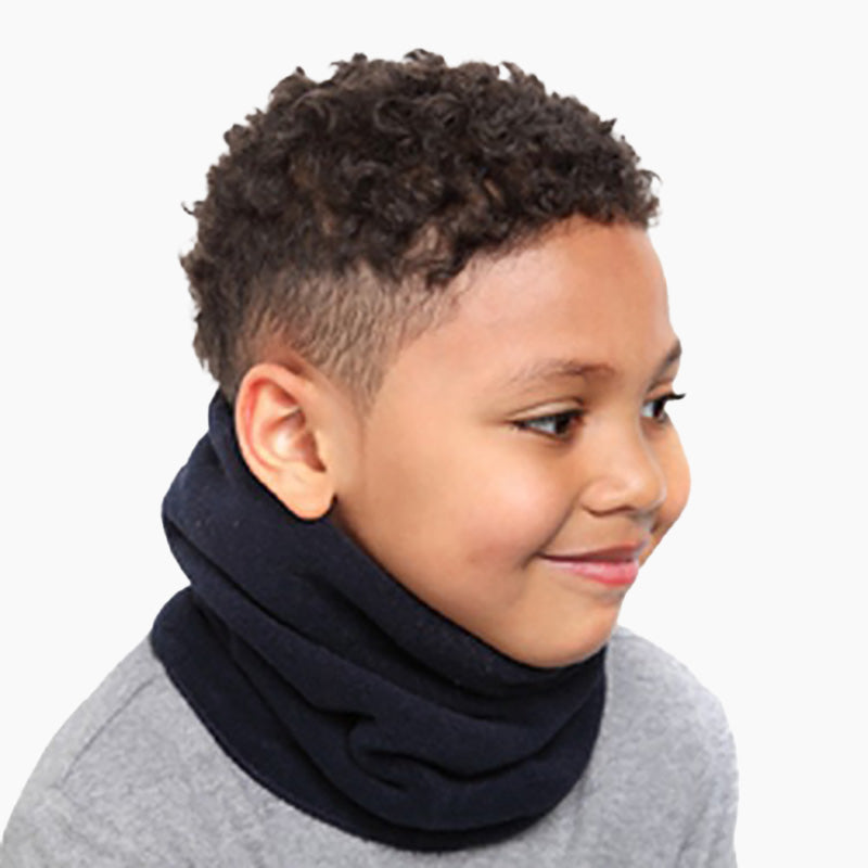 Puffin Gear Polartec Classic 200 Fleece Kids Neck Warmer-Made in Canada-Black