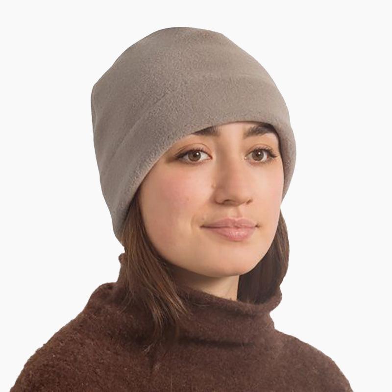 Puffin Gear Polartec Classic 300 Series Fleece Beanie-Made in Canada-Latte