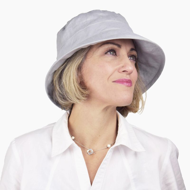 Linen Hat Sun Hat Bowler Hat Sun Protection Hat Canada UPF50 The Orange Room