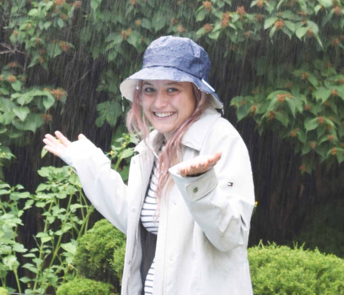 Tyvek Rain Hats are indestructible, water resistant, wind landyard, bright colours, don't miss a day in your garden, made in Canada by Puffin Gear