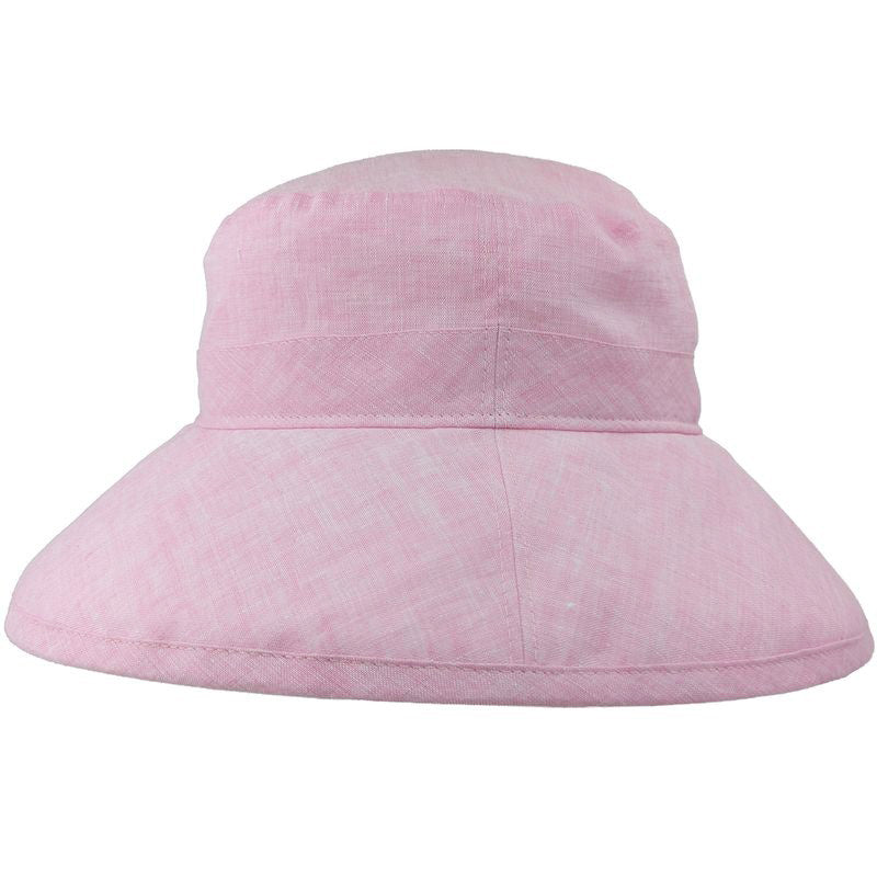 Chambray Garden Sun Hat - Linen, UPF50+