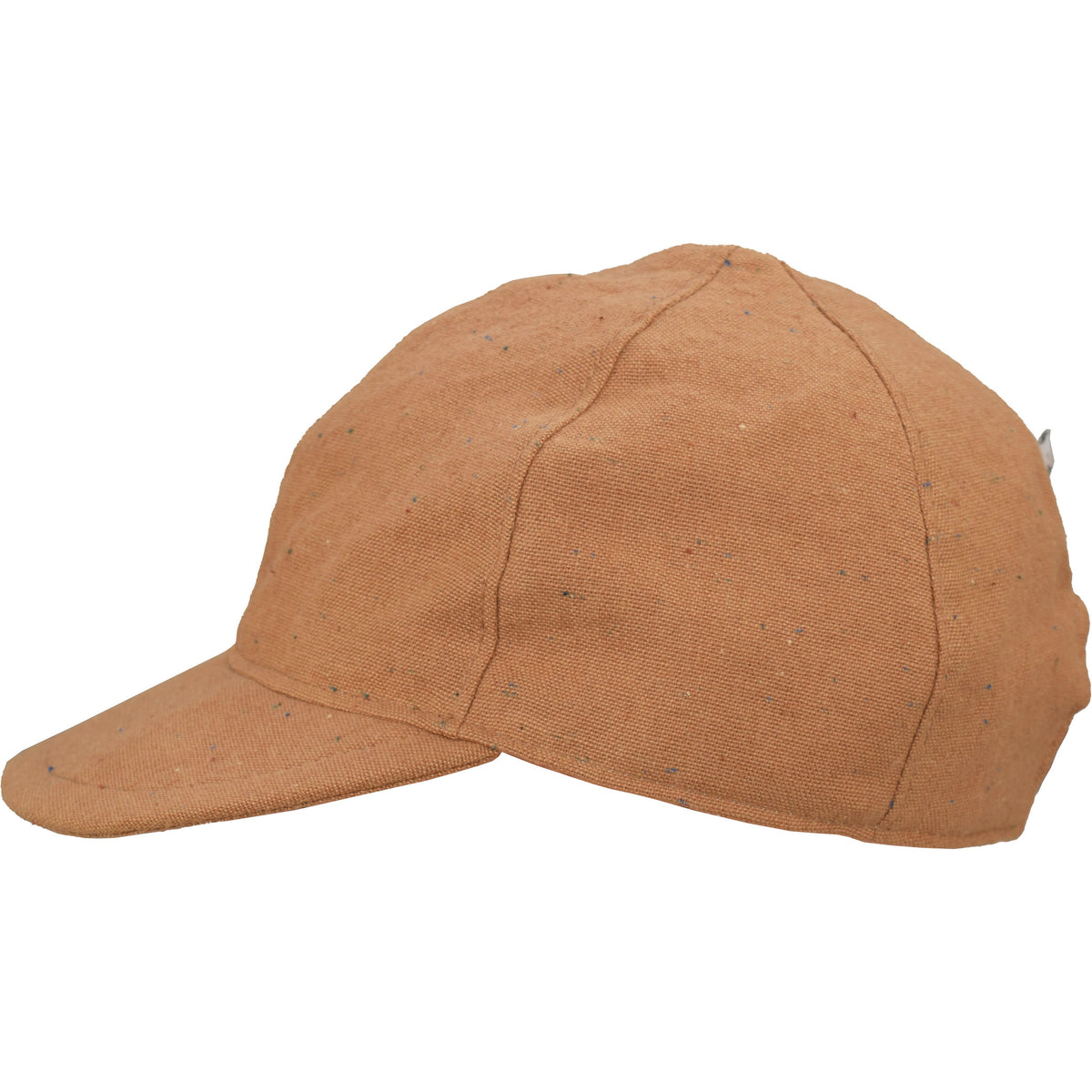 Adorable toddler and child ball cap for back to school-upf50+ rating-linen canvas-machine washable-Made in Canada by puffin Gear-Butterscotch Sprinkles