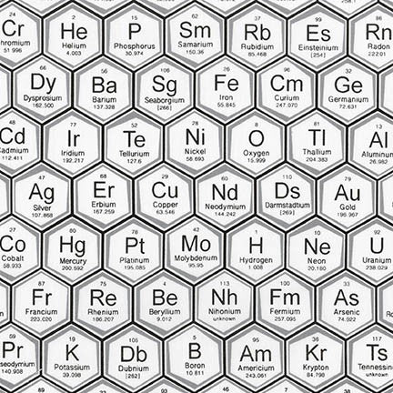 i love science periodic table fabric sale