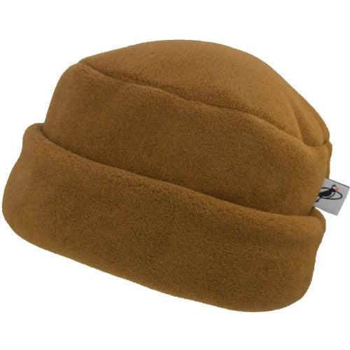 Polartec 300 Series Fleece Cuffed Pillbox for seriously cold weather-Hat made in Canada-Fabric Made in USA