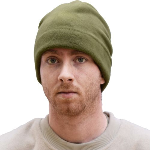 Puffin Gear Polartec Classic 200 Toque Slouch Hat-Made in Canada-Olive