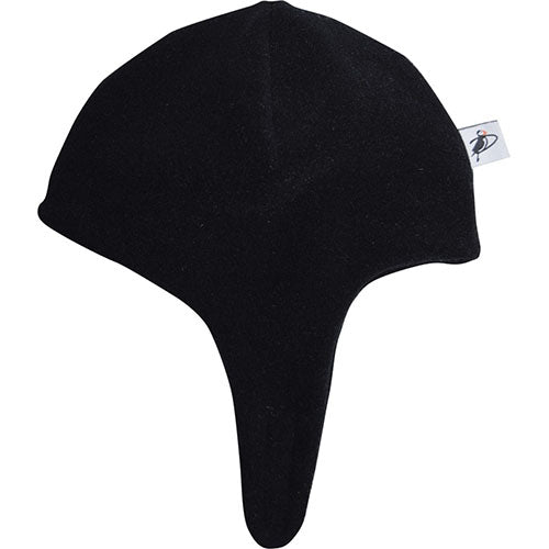 Puffin Gear Polartec Classic 200 Fleece Kids Snowball Hat with Chinwrap Closure-Made in Canada-Black