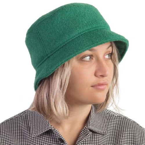 Boiled Wool Warm Winter Bucket Hat-Available in 12 Fabulous Colours