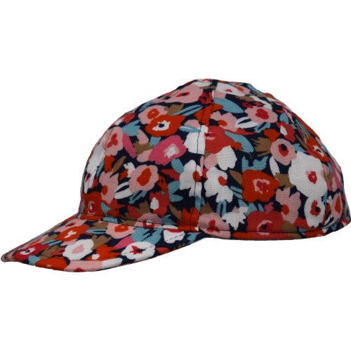 Organic Cotton Double Gauze  Kids Ball Cap-Made in Canada-Floral Print