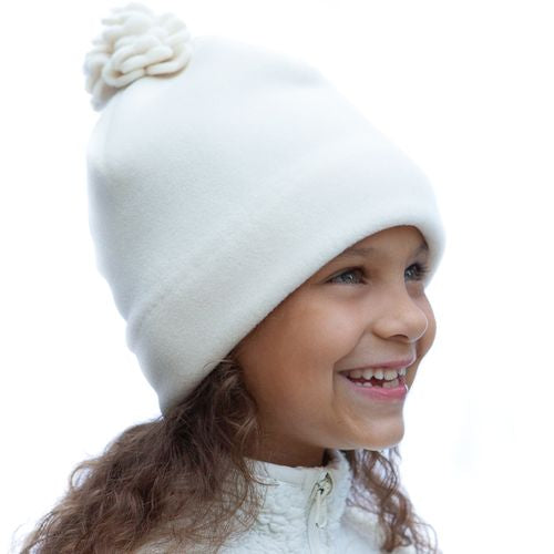 Puffin Gear Kid's Polartec Fleece Pompom Winter Toque-Made in Canada
