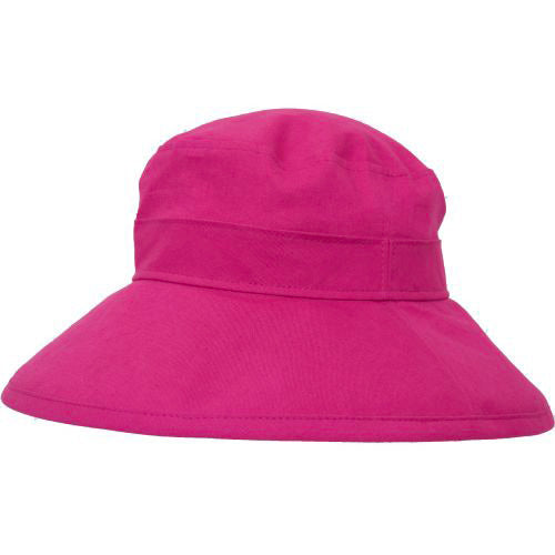 Azalea Wide Brim Garden Summer Hat with UPF50 Sun Protection-summer hat-packs flat for travel-Made in Canada by Puffin Gear