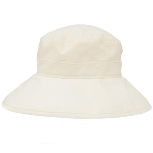 clothesline linen wide brim garden hat-ivory-UPF50 sun protection-made in canada by puffin gear