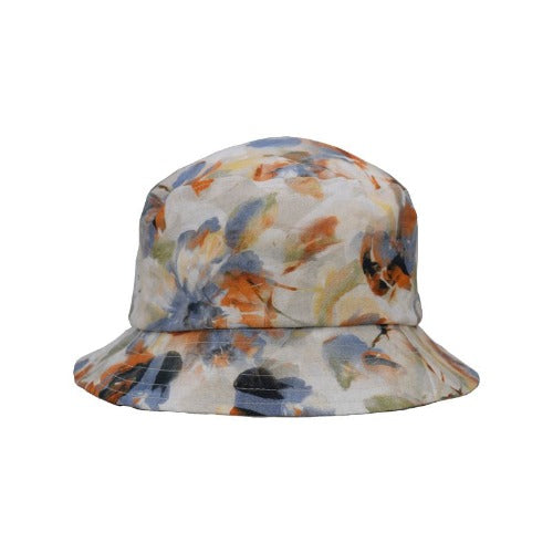 Linen Bucket Hat - Lightweight UPF50 Sun Protection-Stuff it in your bag, great travel hat-Made in Canada by Puffin Gear