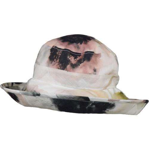 Puffin Gear UPF50 Sun Protection Wide Brim Classic Hat-Courtyard Garden-Bloom-Made in Canada