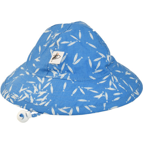 Puffin Gear Infant Organic Cotton UPF50+ Sun Protection Sunbeam Hat-Charlie Harper Minnow