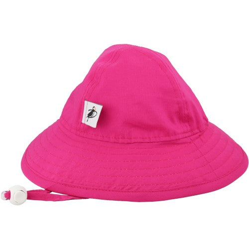 Puffin Gear Infant Organic Cotton UPF50+ Sun Protection Sunbeam Hat-Azalea