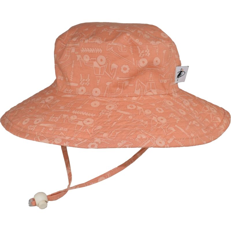 BEDHEAD HATS Boys Toddler Bucket Hat 'Machinery' Print BEDHEAD HATS Boys Toddler Bucket Hat 'Machinery' Print