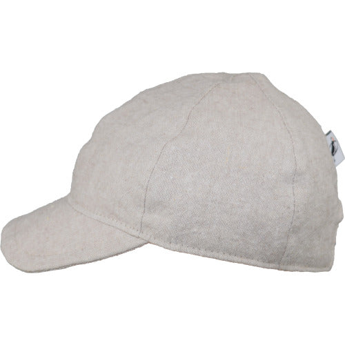 Child and Toddler UPF50+ Linen Ball Cap Made in Canada by Puffin Gear-Flax