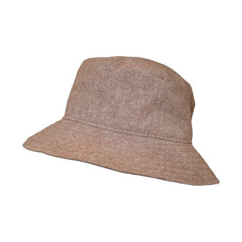 Puffin Gear Linen Canvas UPF50+ Sun Protection Crusher Hat-Made in Canada-Nutmeg