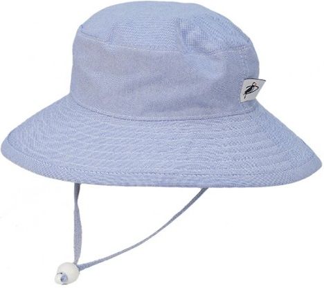 Puffin Gear UPF50+ Sun Protection Wide Brim Child Sunbaby Hat-Made in Canada-Blue