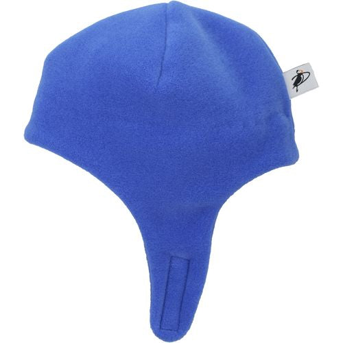 Puffin Gear Polartec Classic 200 Fleece  Kids and Toddler Snowball Hat with Chinwrap-Made in Canada-Cornflower