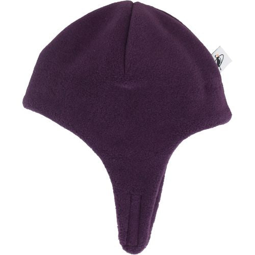 Puffin Gear Polartec Classic 200 Fleece  Kids and Toddler Snowball Hat with Chinwrap-Made in Canada-Plum