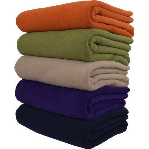 stack of blankets-one for every room-available in 3 sizes from stroller to queen size bed-made in canada