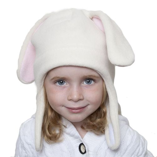 Puffin Gear Polartec Classic 200 Series Fleece Child and Toddler  Bunny Hat with Chinwrap Closure-Made in Canada