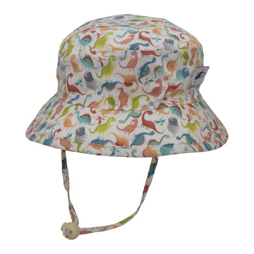 kids sun protection camp hat by Puffin Gear SALE-dinosaur