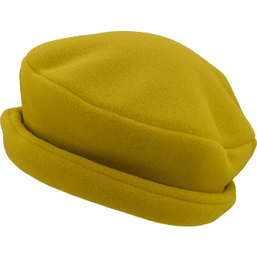 Puffin Gear Polartec Classic 200 Series Fleece Rolled Brim Ladies Winter Hat-Made in Canada-Chartreuse