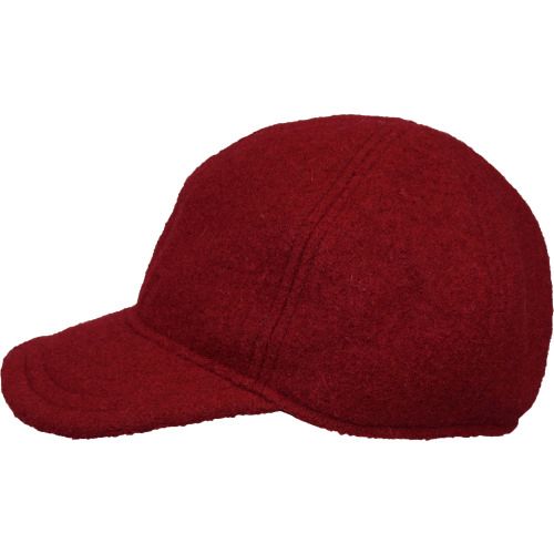 Puffin Gear Tilburg Wool Ball Cap-Made in Canada-Cranberry