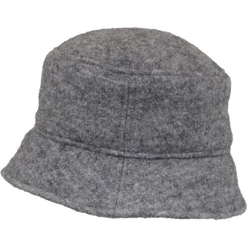 Puffin Gear Tilburg Boiled Wool Bucket Crusher Hat-Made in Canada-Frost Grey