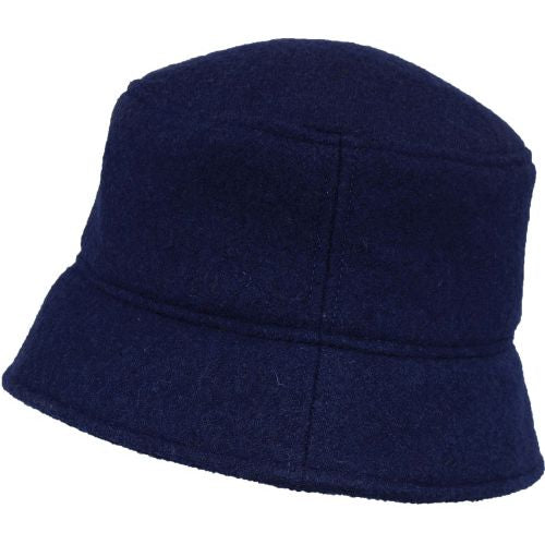 Puffin Gear Tilburg Boiled Wool Bucket Crusher Hat-Made in Canada-Navy