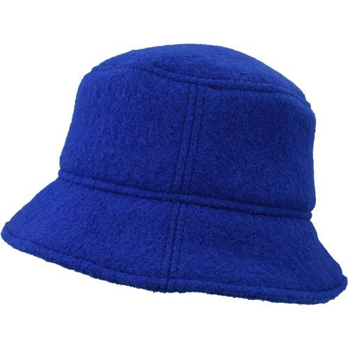 Puffin Gear Tilburg Boiled Wool Crusher Hat with Internal Fleece Ear Snug-Made in Canada for Cold Weather-Royal Blue