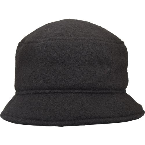 Puffin Gear Tilburg Boiled Wool Bucket Hat-Made in Canada-Black