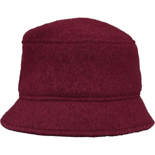 Puffin Gear Tilburg Boiled Wool Bucket Hat-Made in Canada-Maroon
