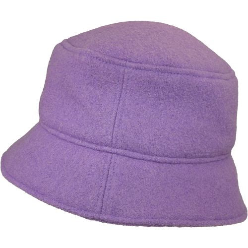 Tilburg Wool Crusher Hat with Ear Snug Cover-Made in Canada by Puffin Gear-Lavender