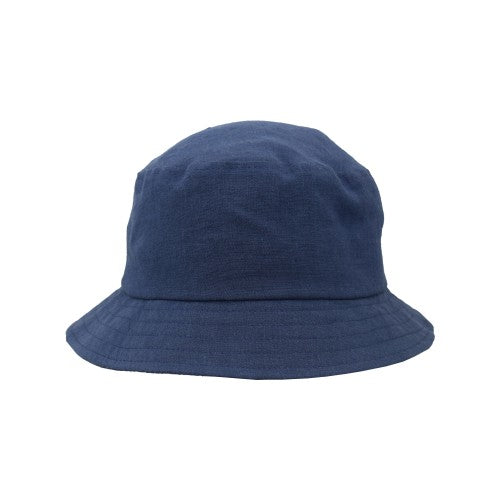Puffin Gear Patio Linen UPF50 Sun Protection Bucket Hat-Made in Canada -Marine