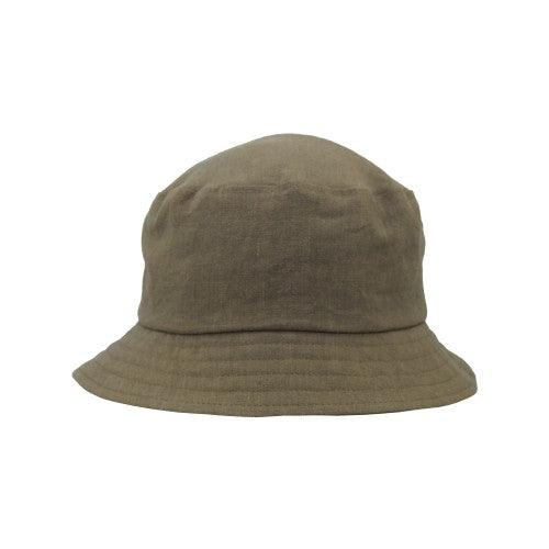 Puffin Gear Patio Linen UPF50 Sun Protection Bucket Hat-Made in Canada -Olive