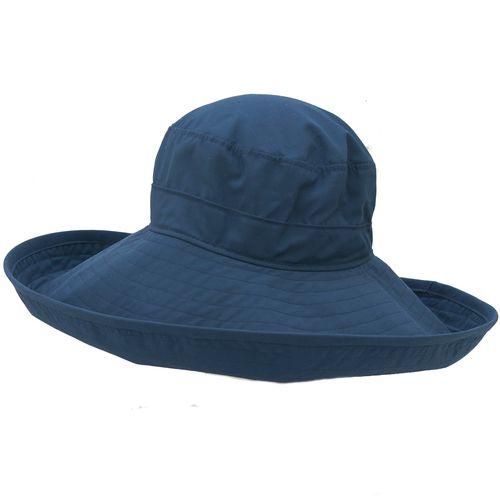 Puffin Gear UPF50  Six Inch Wide Brim Sun Protection Starlet Hat-Made in Canada-Navy