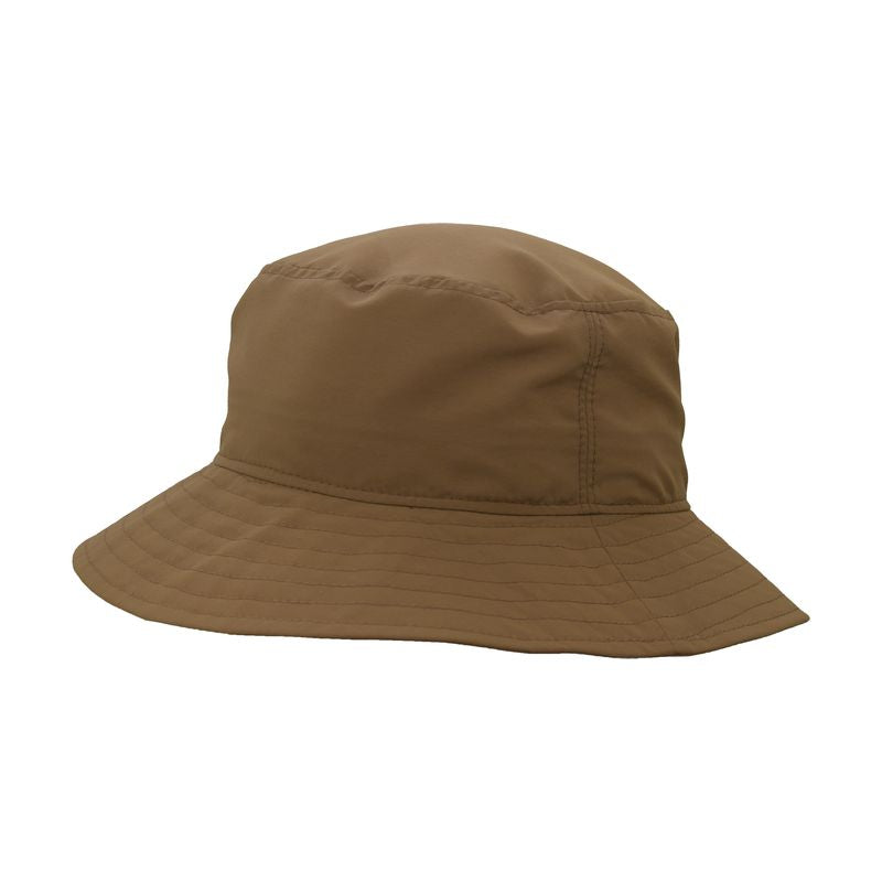 Puffin Gear UPF50 Sun Protection Solar Nylon Crusher Hat-Made in Canada-Coyote Brown colour