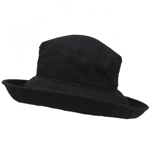 Puffin Gear Linen Wide Brim UPF50+ Sun Protection Hat-Made in Canada-Black