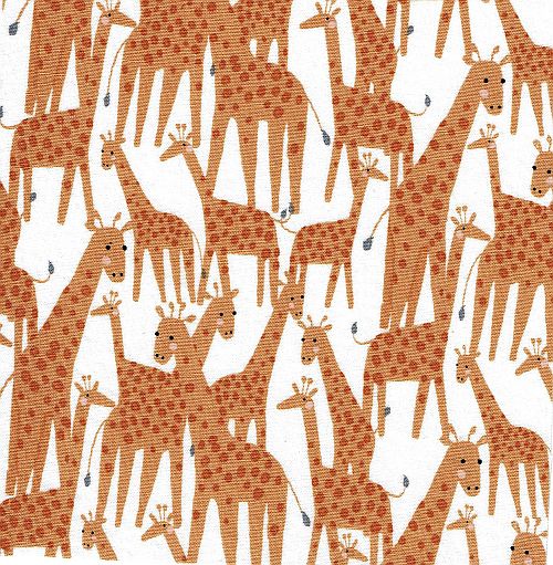 cotton quilt fabric giraffe print SALE
