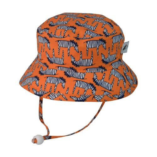 Puffin Gear UPF50 Sun Protection Kids Sun hat-camp hat-zebra