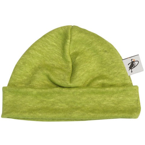 Linen Jersey Infant Beanie-Lime