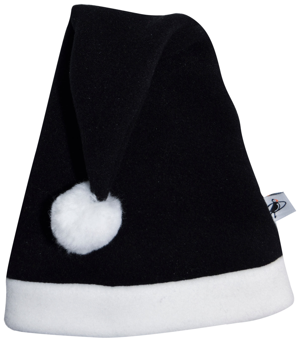 Polartec Fleece Kids Santa Hat-Black-Made in Canada